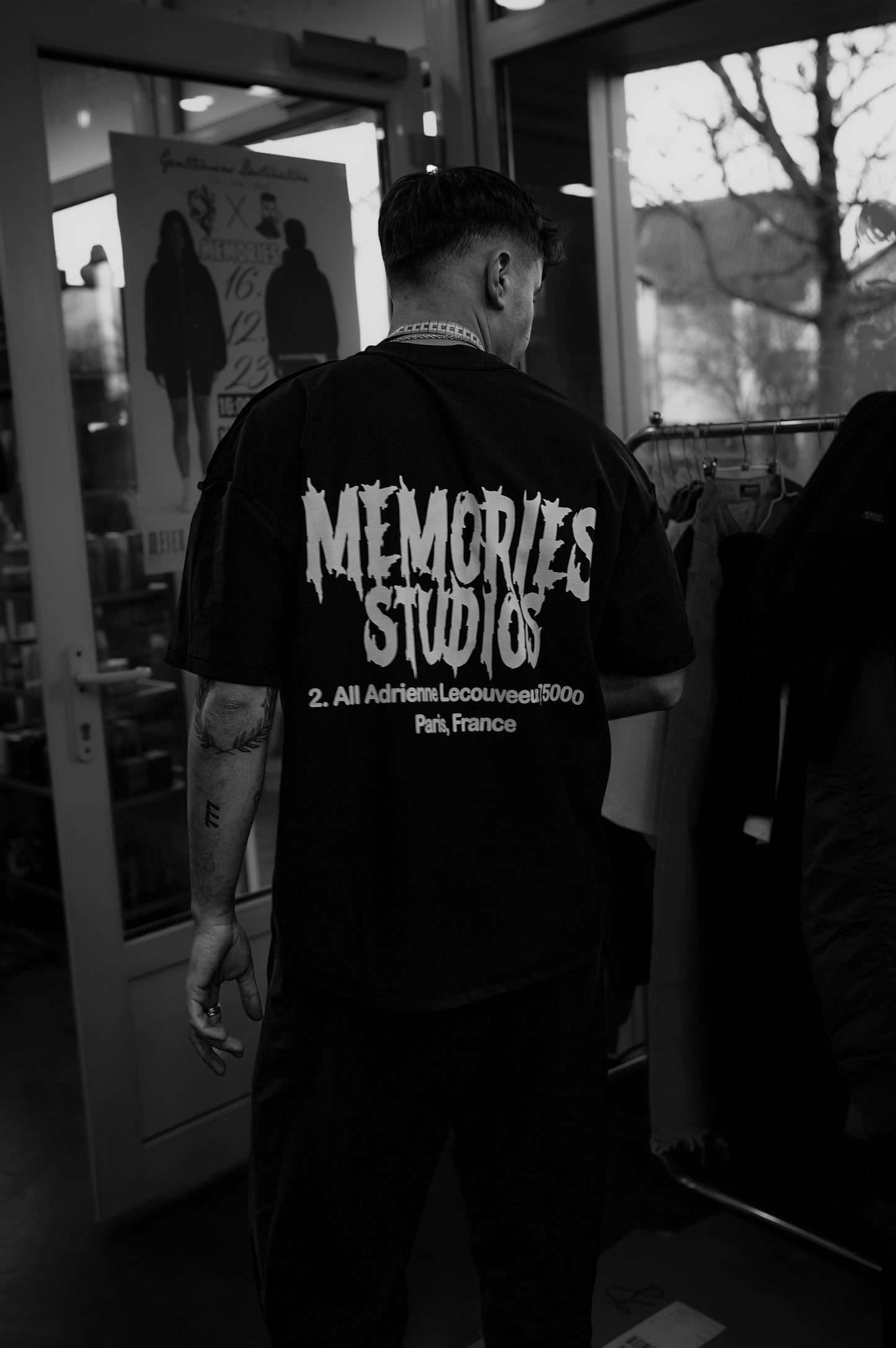 BREAKFAST IN PARIS SHIRT - BLACK