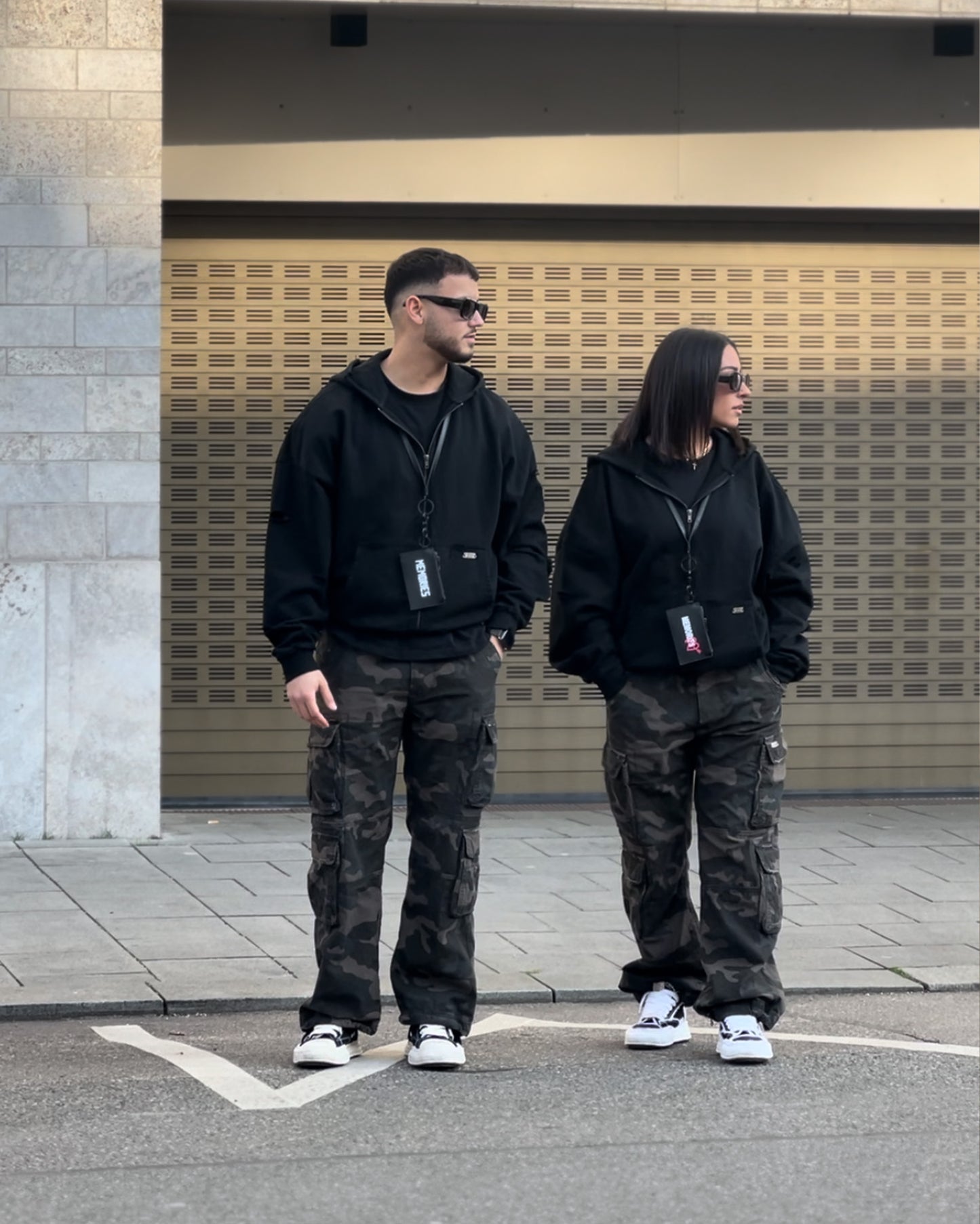 HANDMADE RIPPED CARGO - CAMO