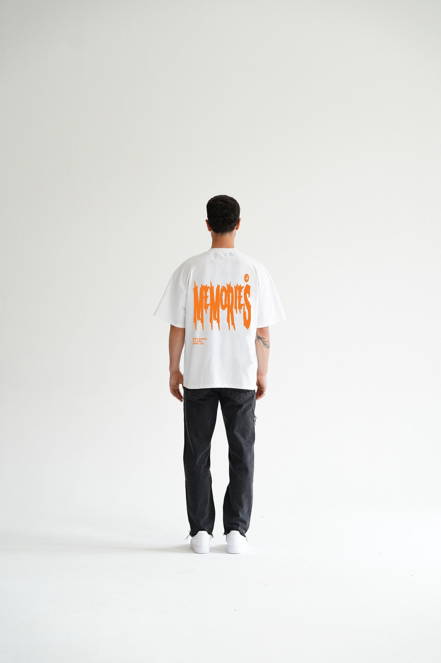BORN IN HELL SHIRT - ORANGE