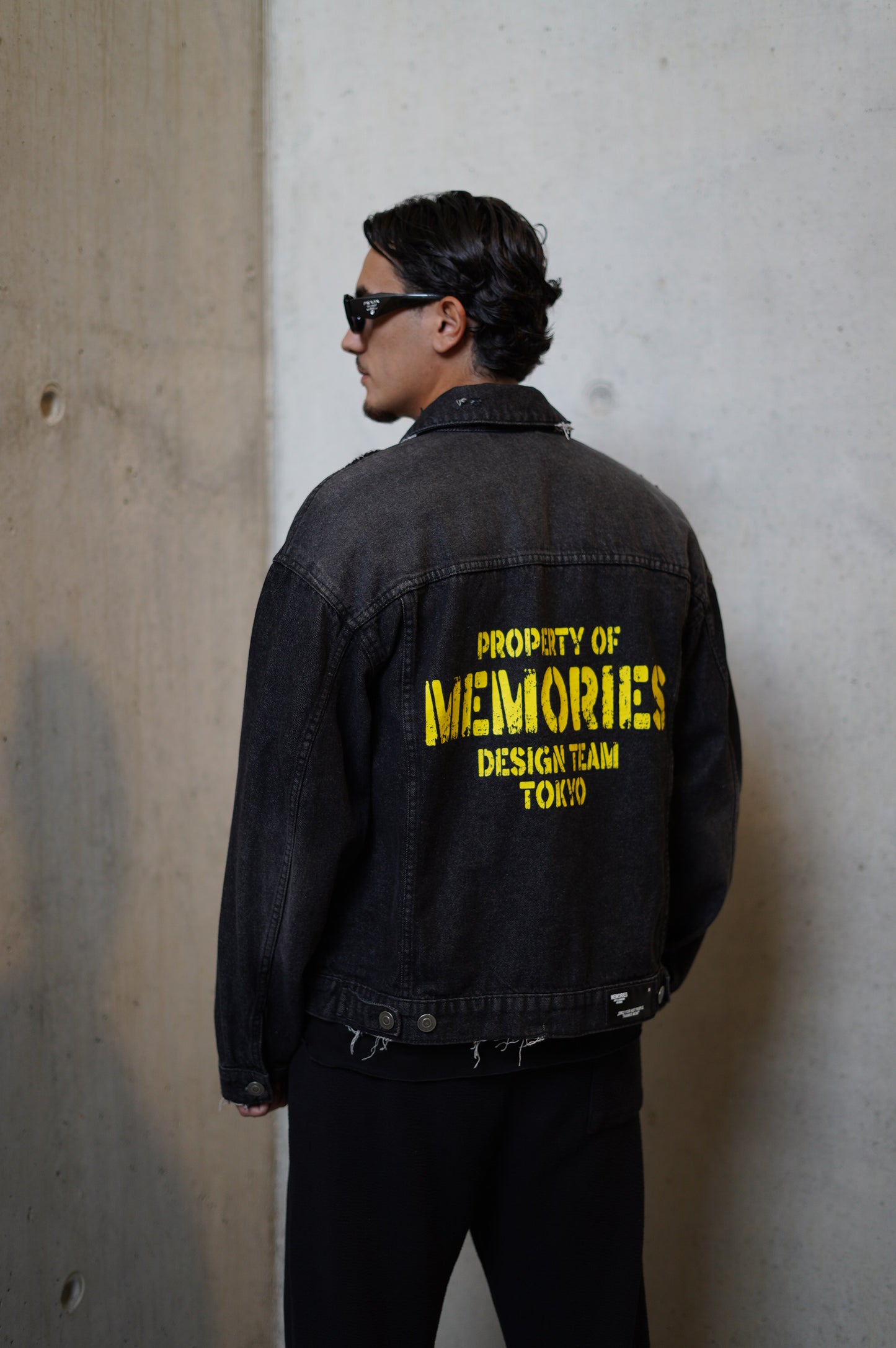 PROPERTY OF MEMORIES DENIMJACKET - BLACK