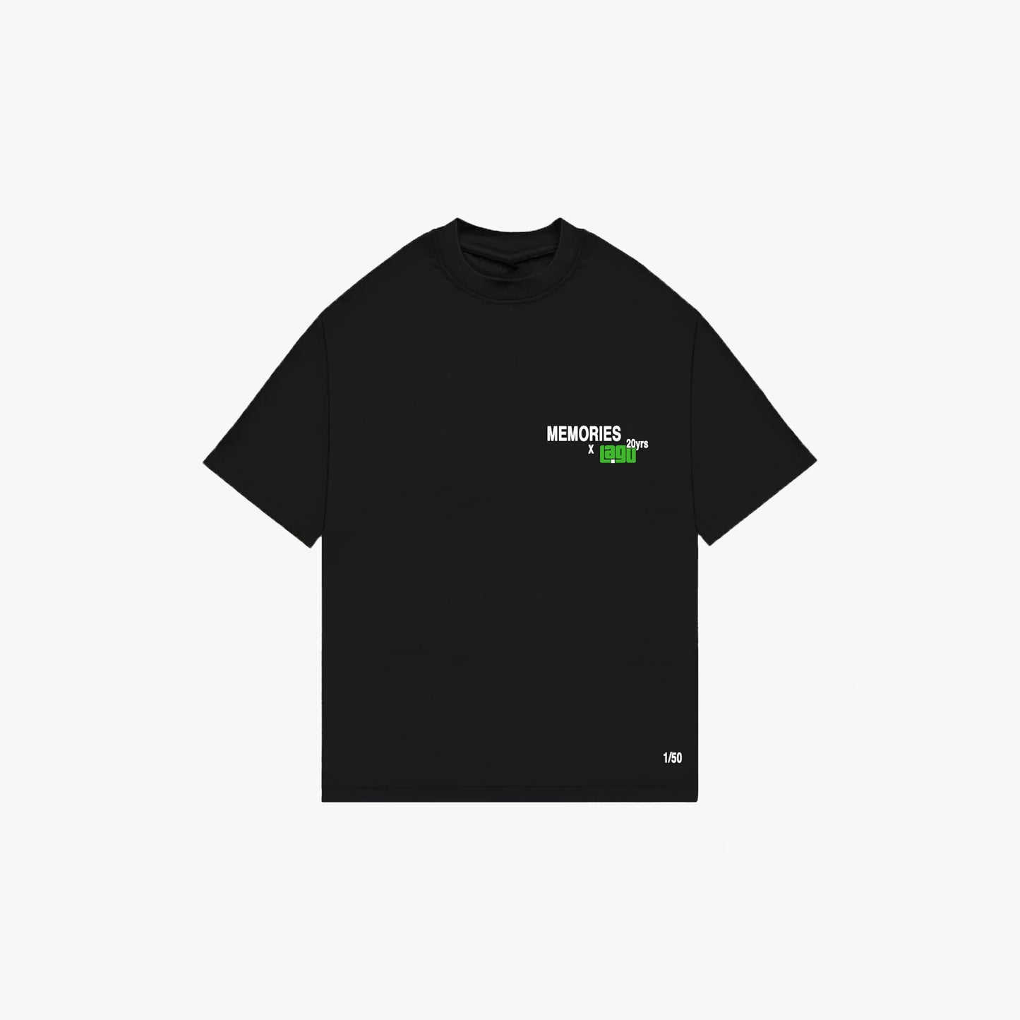 THANK YOU FOR 20YRS SHIRT - BLACK