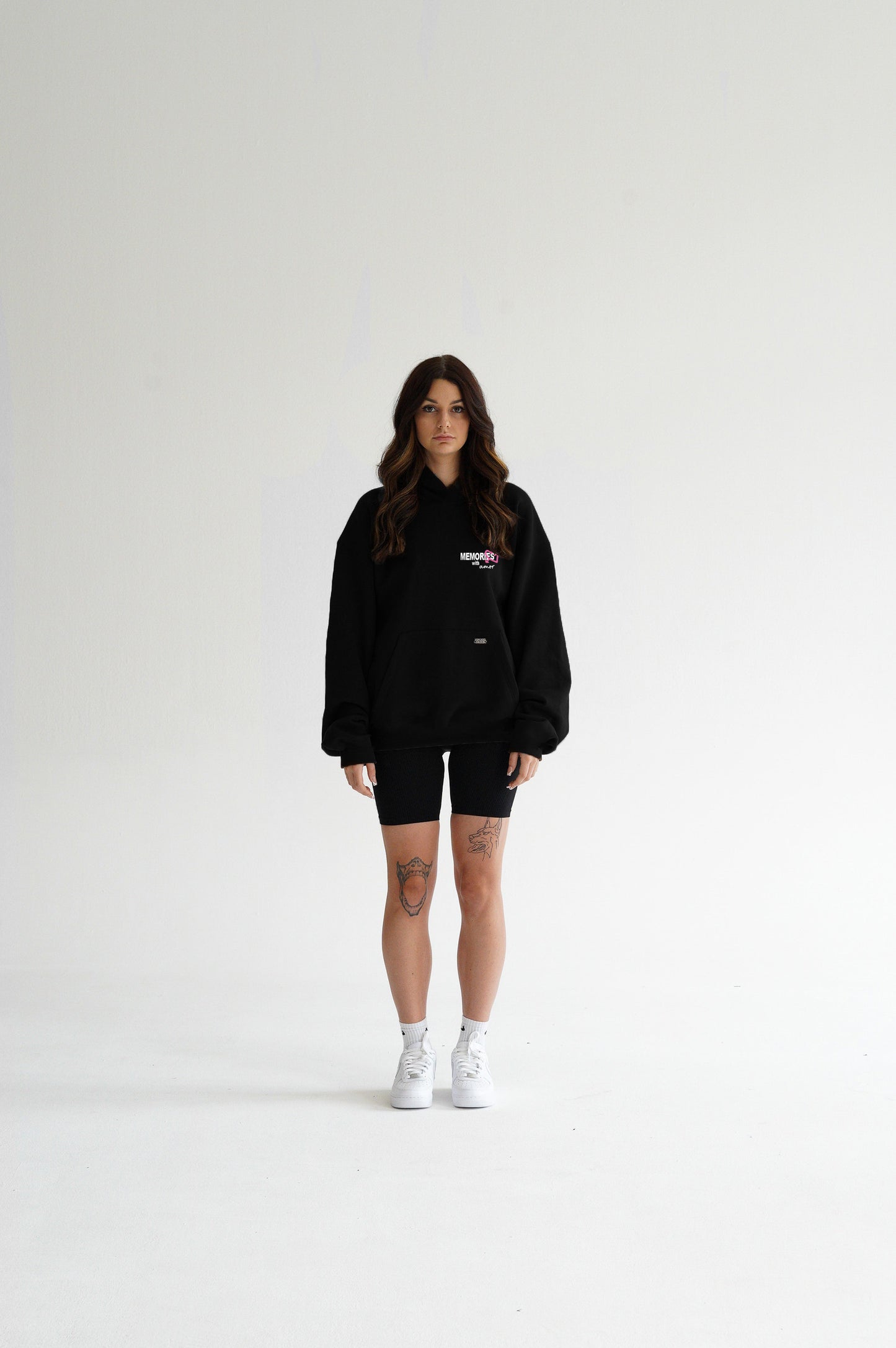 CALL FOR AMOR HOODIE - BLACK