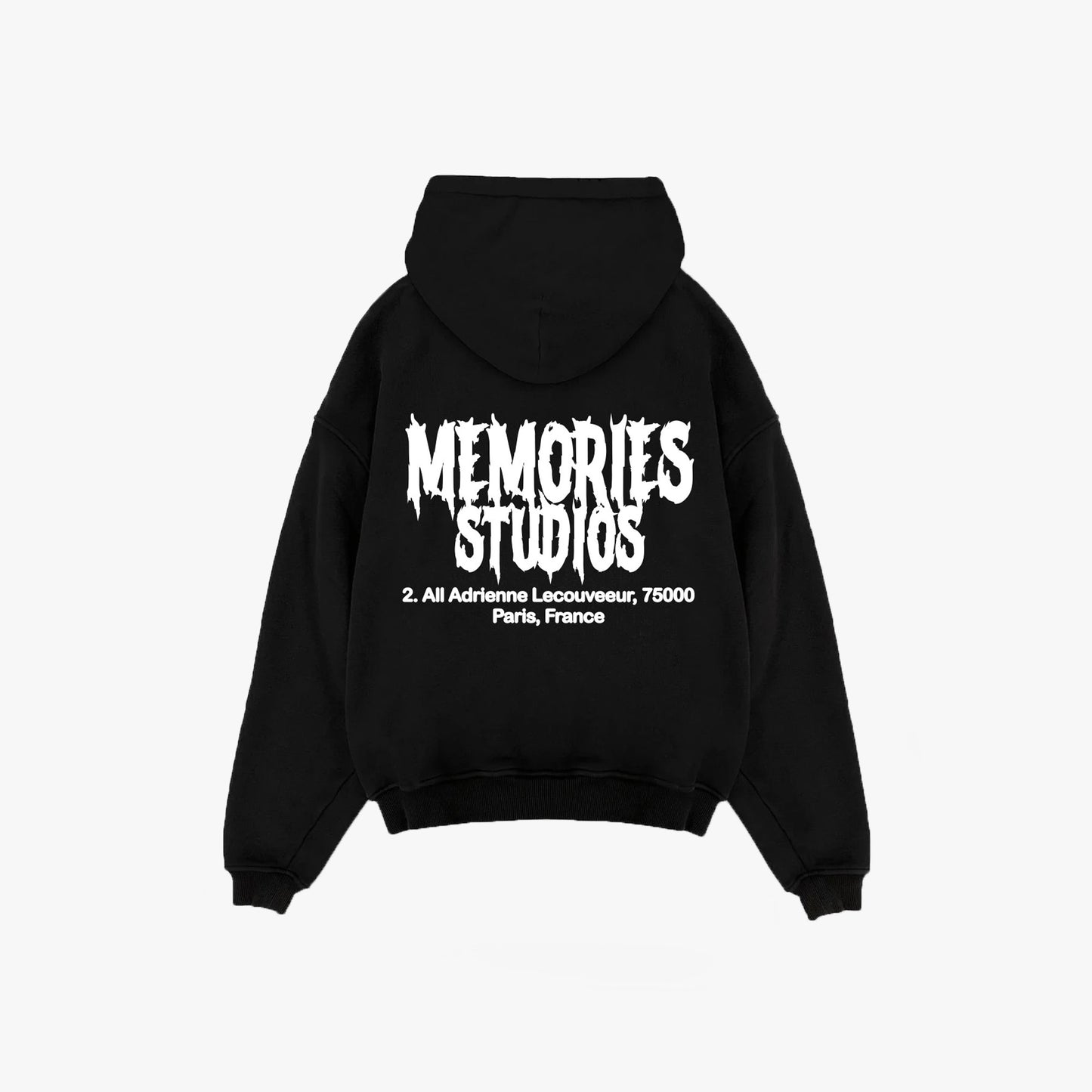 BREAKFAST IN PARIS HOODIE - BLACK