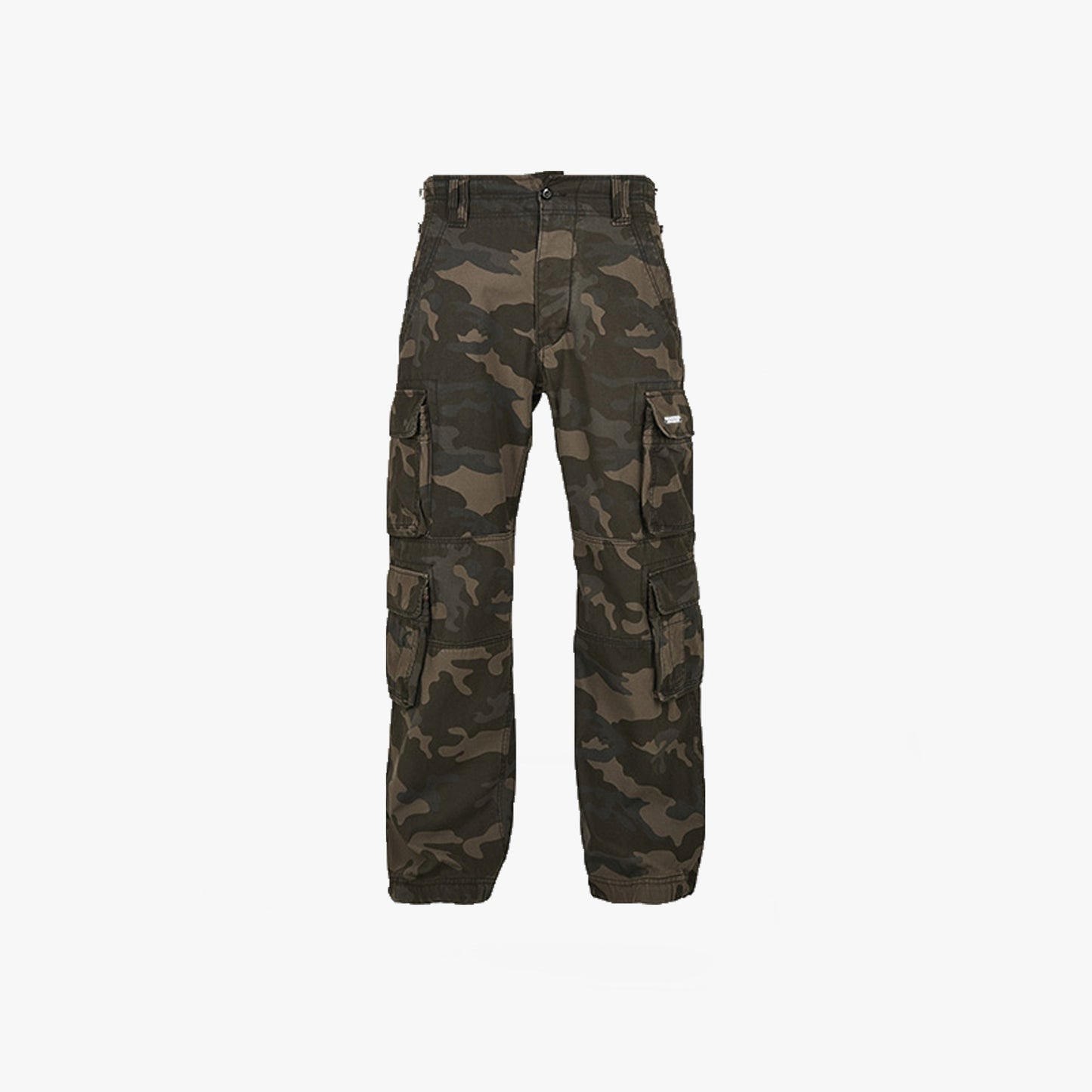 HANDMADE RIPPED CARGO - CAMO