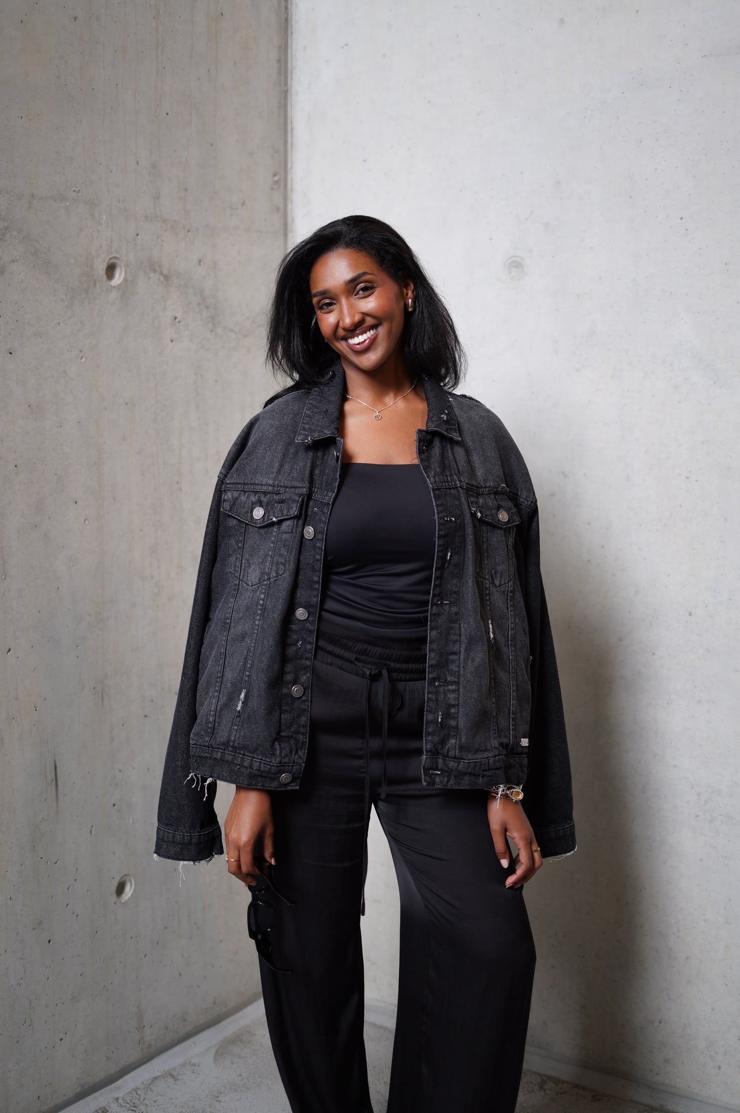 PROPERTY OF MEMORIES DENIMJACKET - BLACK