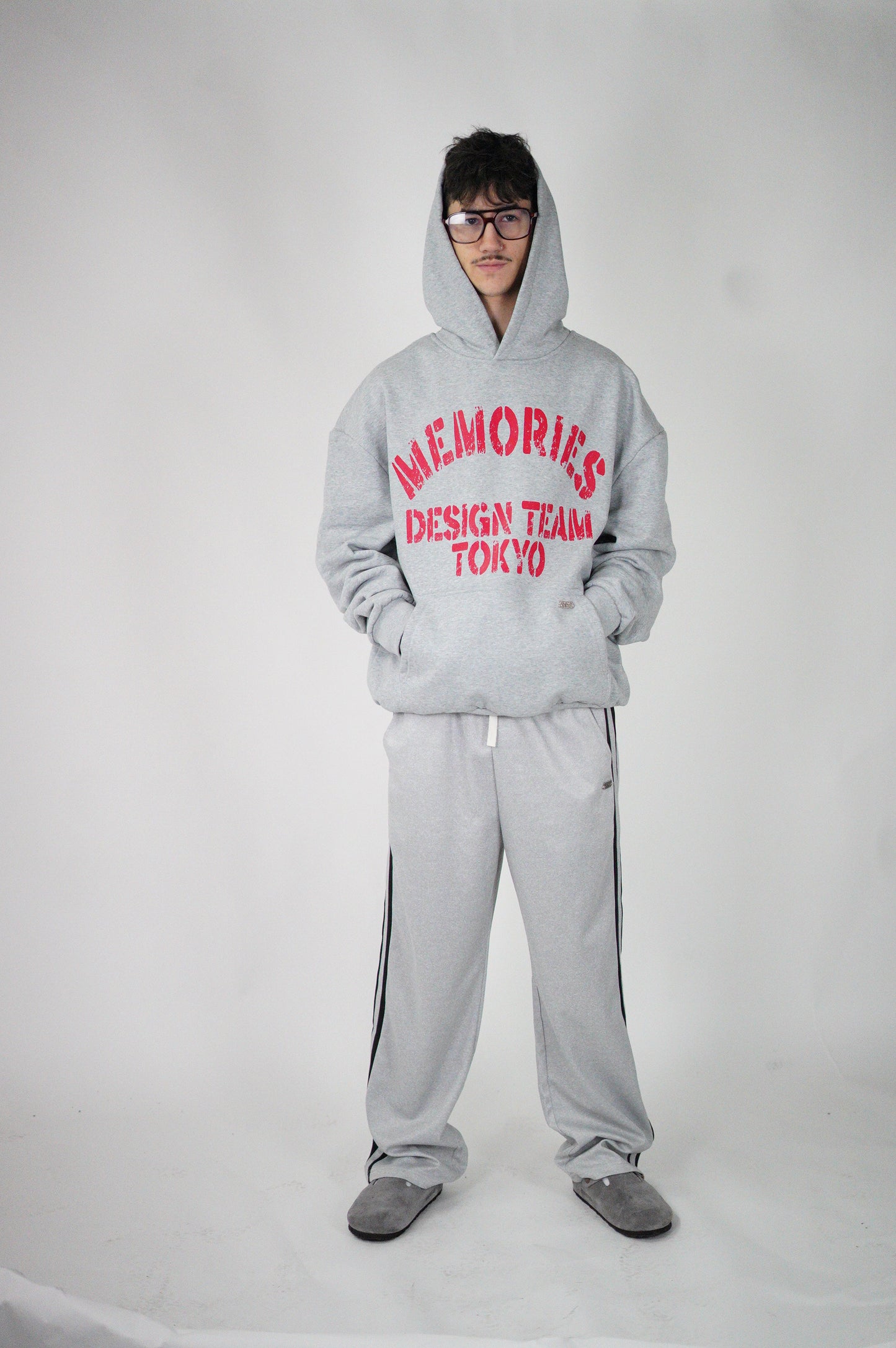 DESIGN TEAM TOKYO HOODIE - GREY