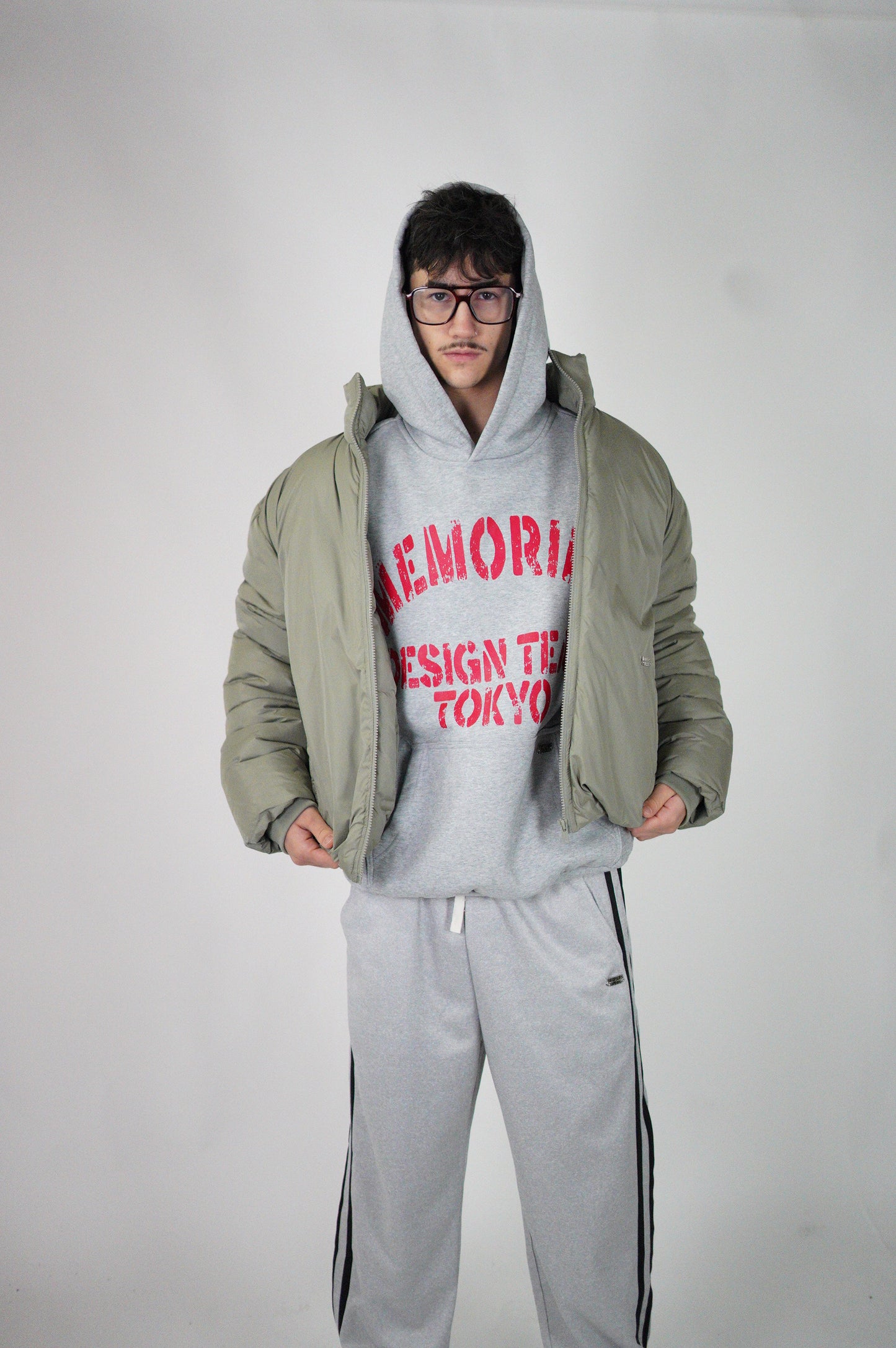 DESIGN TEAM TOKYO HOODIE - GREY