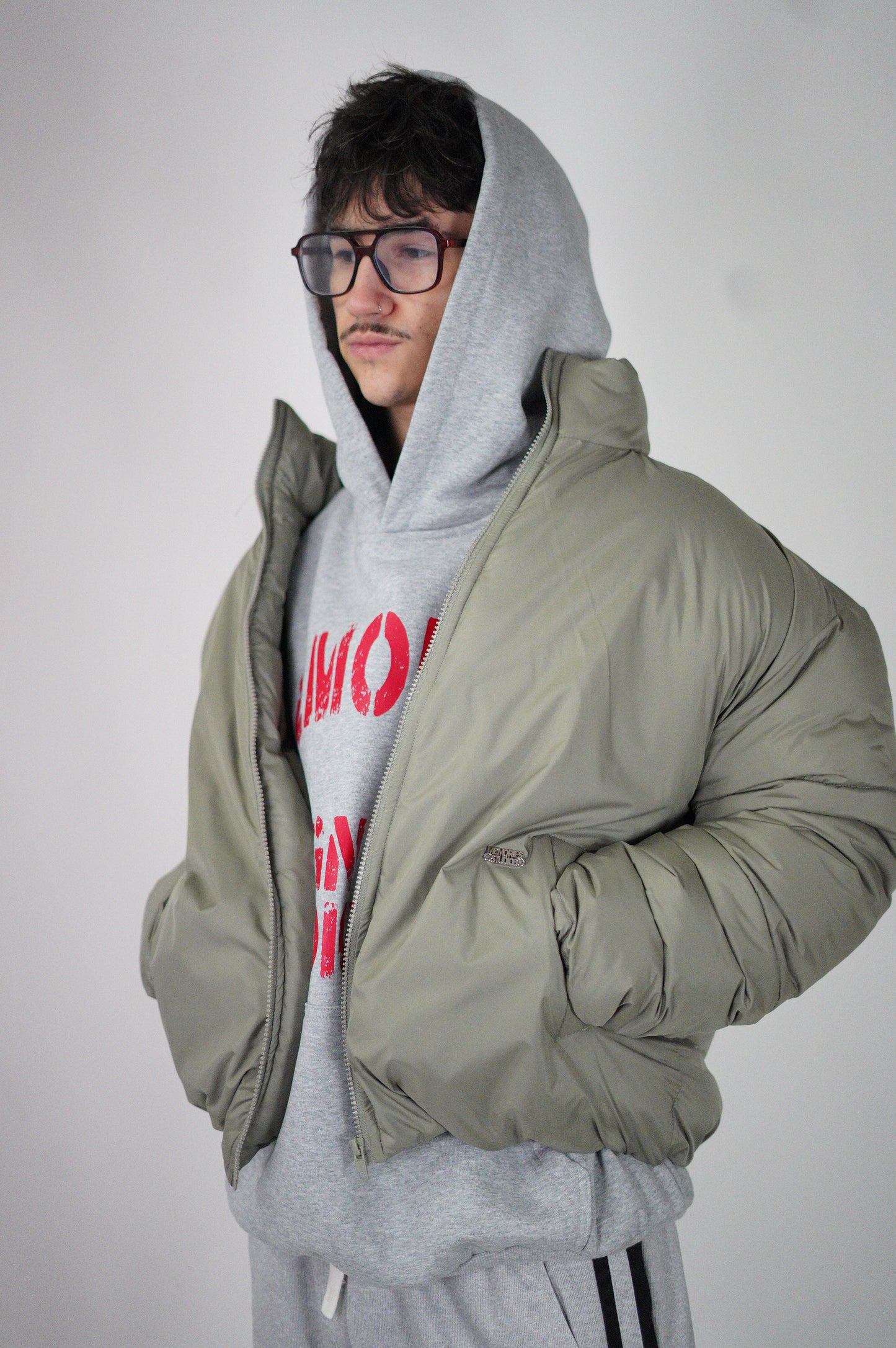 DESIGN TEAM TOKYO HOODIE - GREY