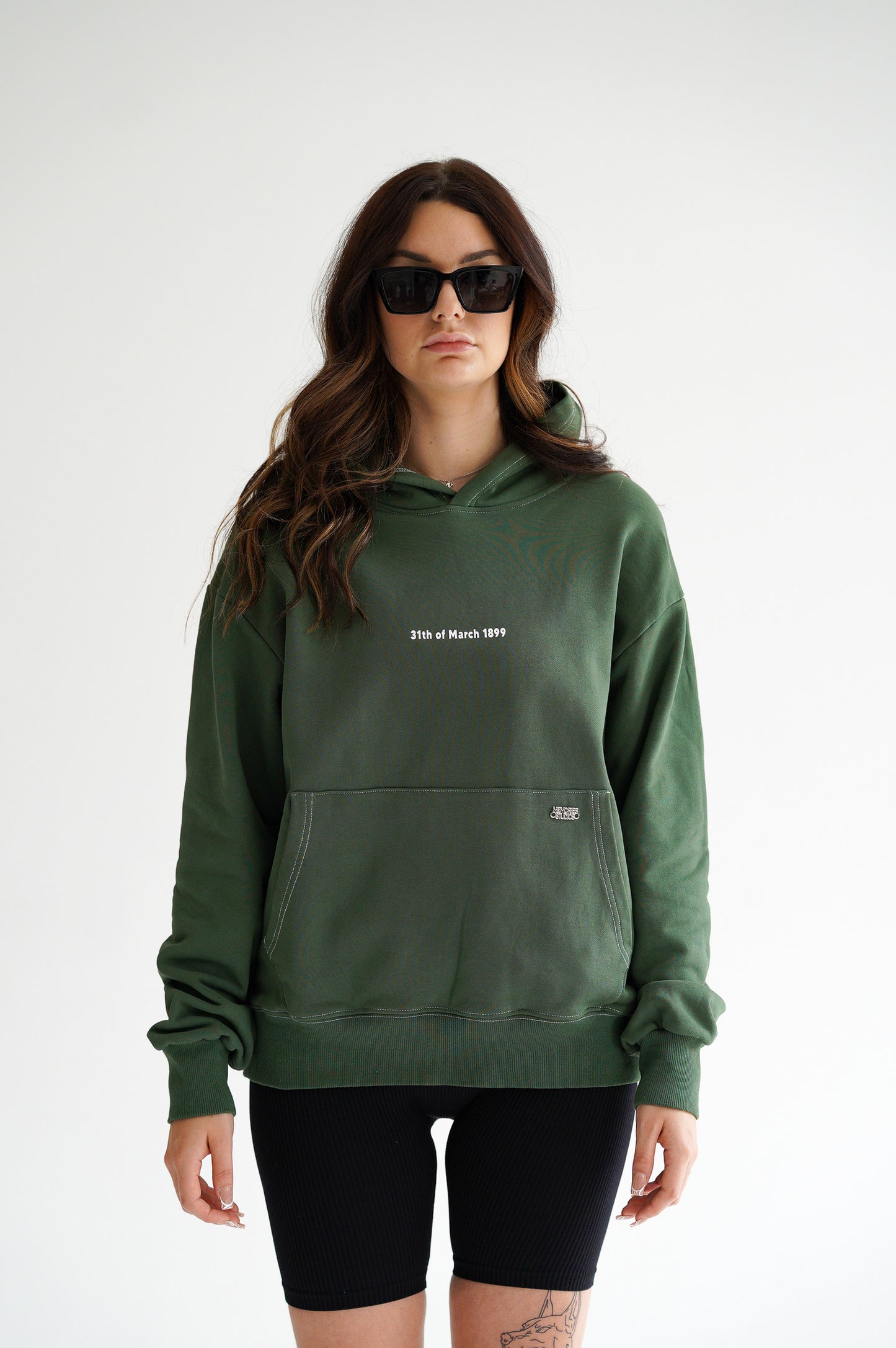 BUBBLEGUM HOODIE - WASHED GREEN