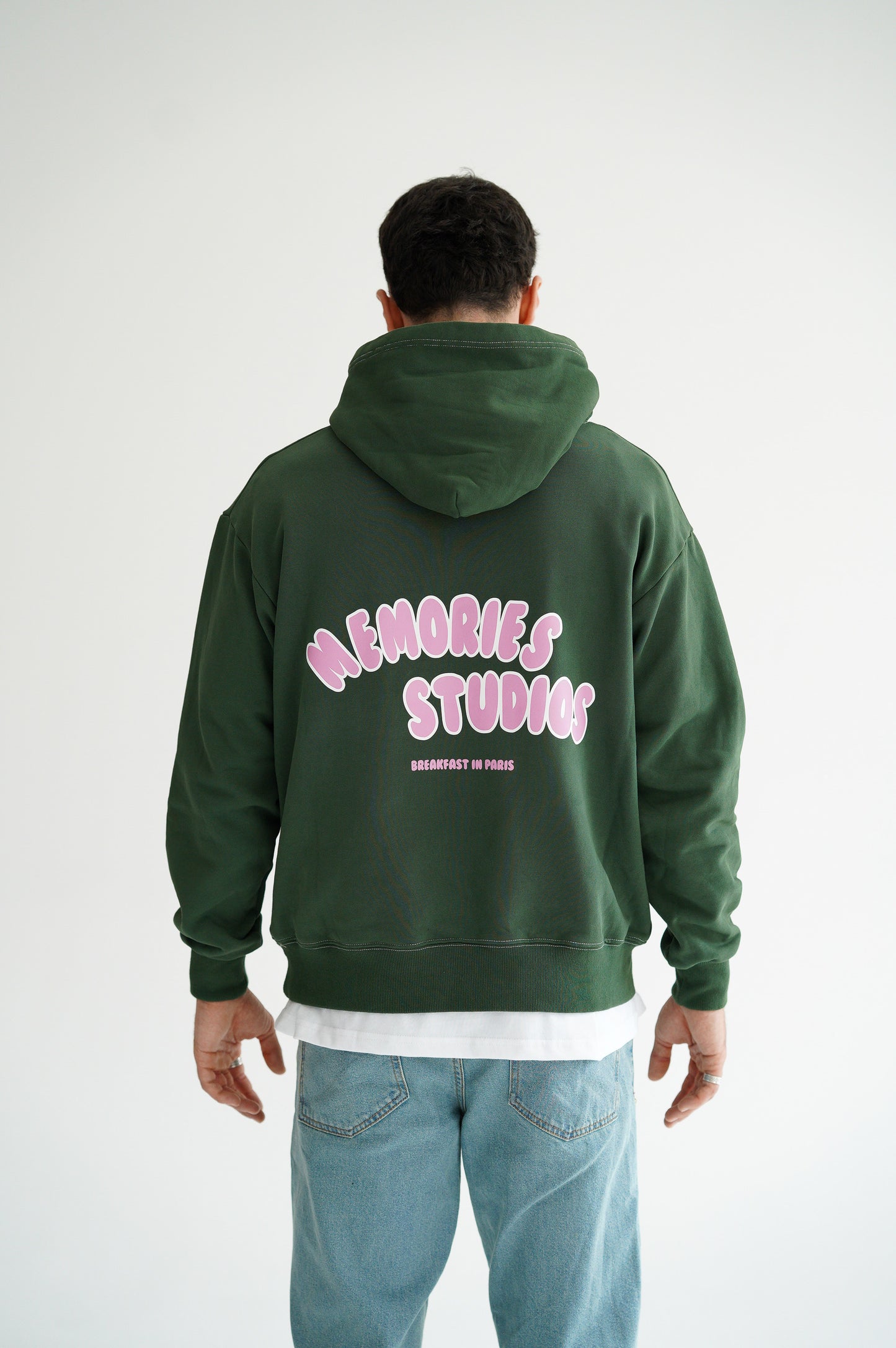 BUBBLEGUM HOODIE - WASHED GREEN