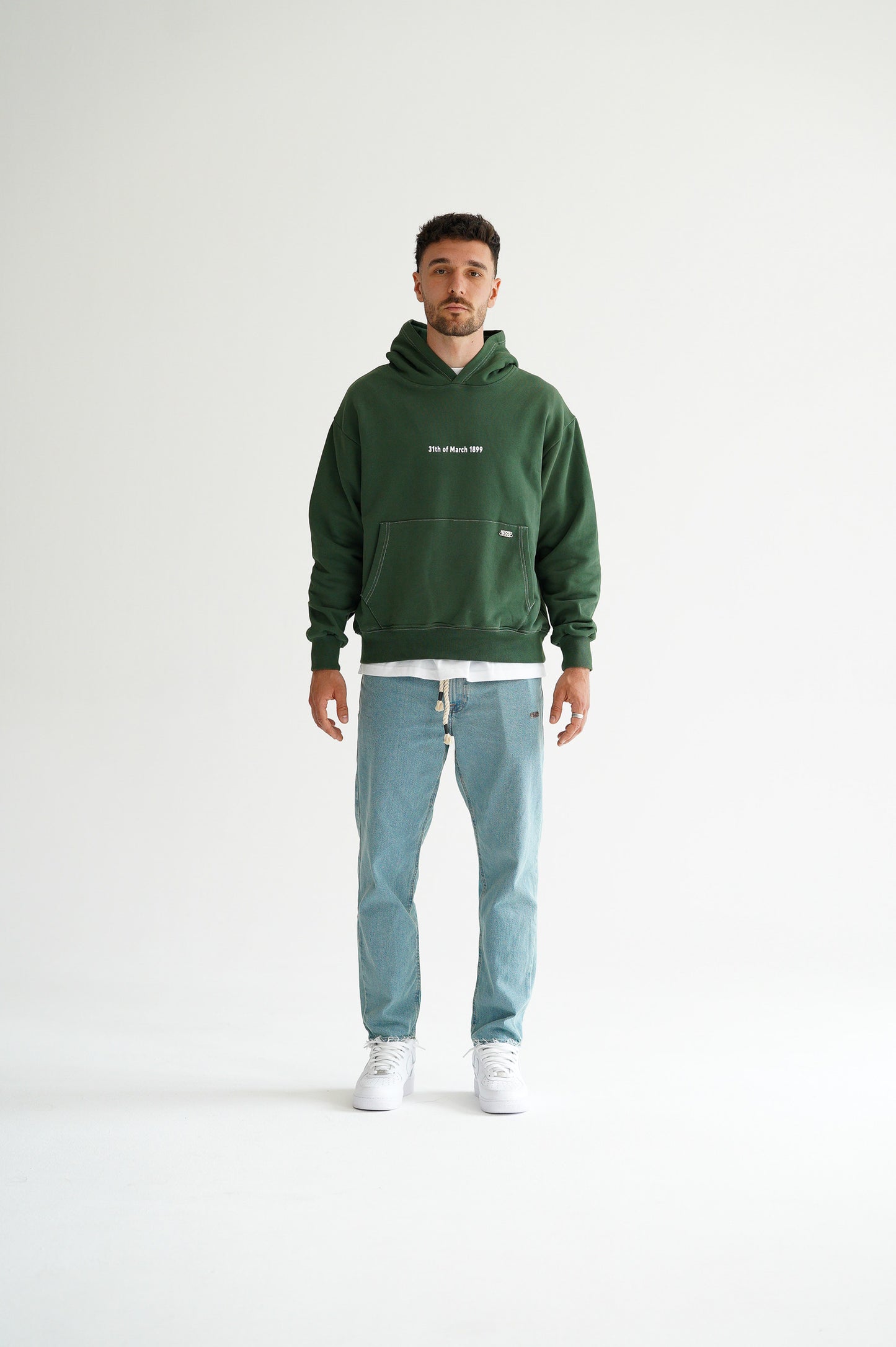 BUBBLEGUM HOODIE - WASHED GREEN