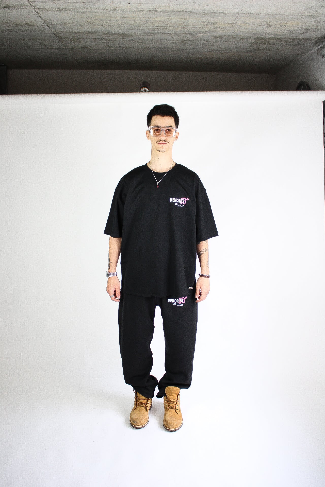 LATE NIGHT TRANK PANTS - BLACK