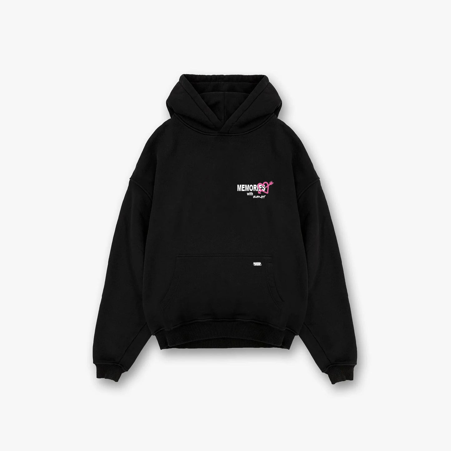 CALL FOR AMOR HOODIE - BLACK