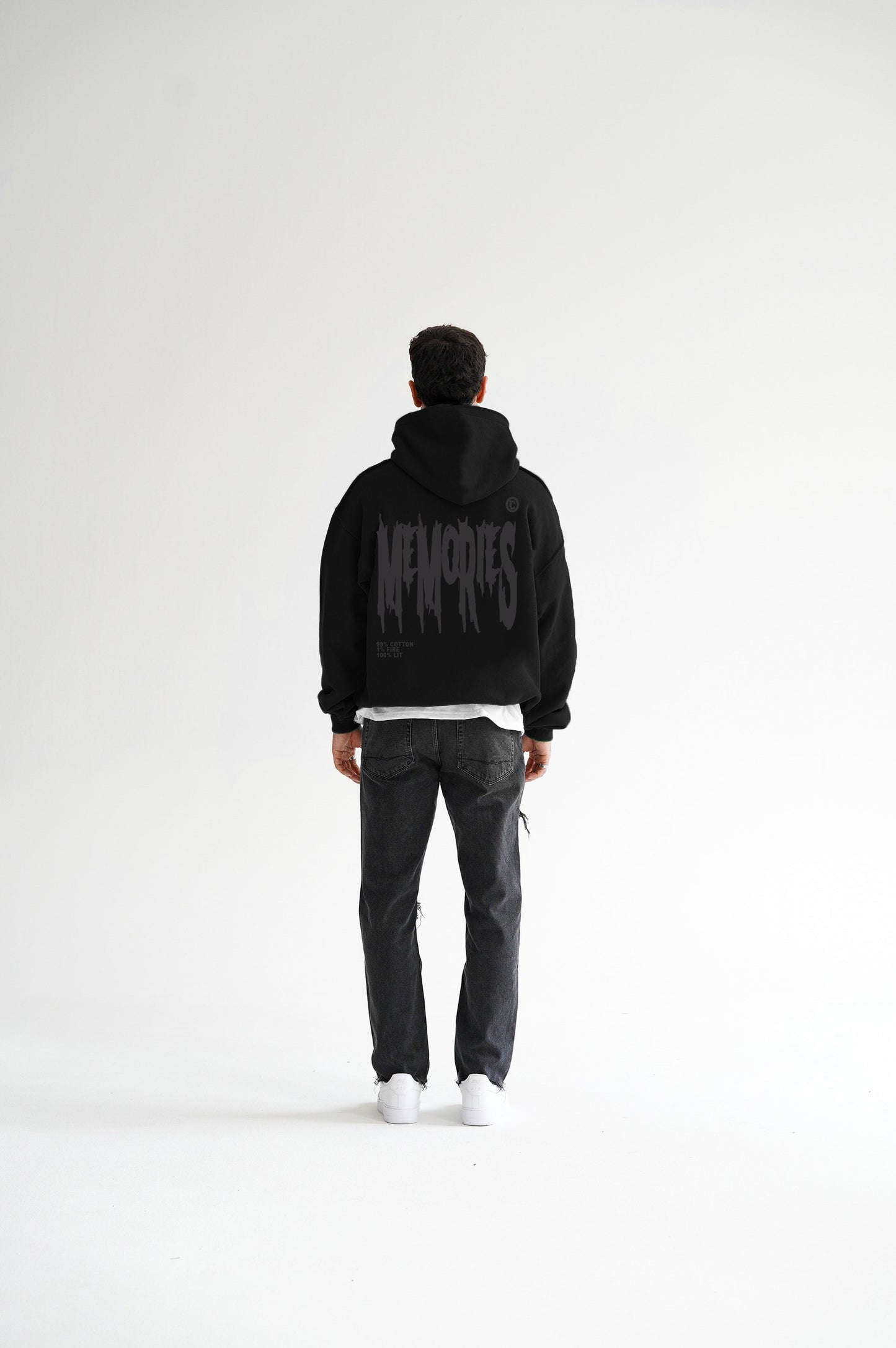 DIE MITH MEMORIES ZIP HOODIE - BLACK