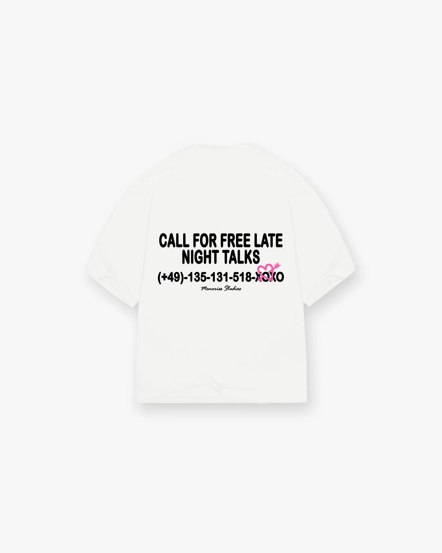 LATE NIGHT TALKS SHIRT - WHITE