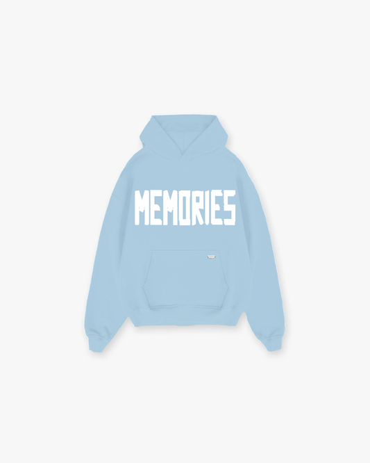 MEMORIES ESSENTIALS HOODIE - OCEAN BLUE