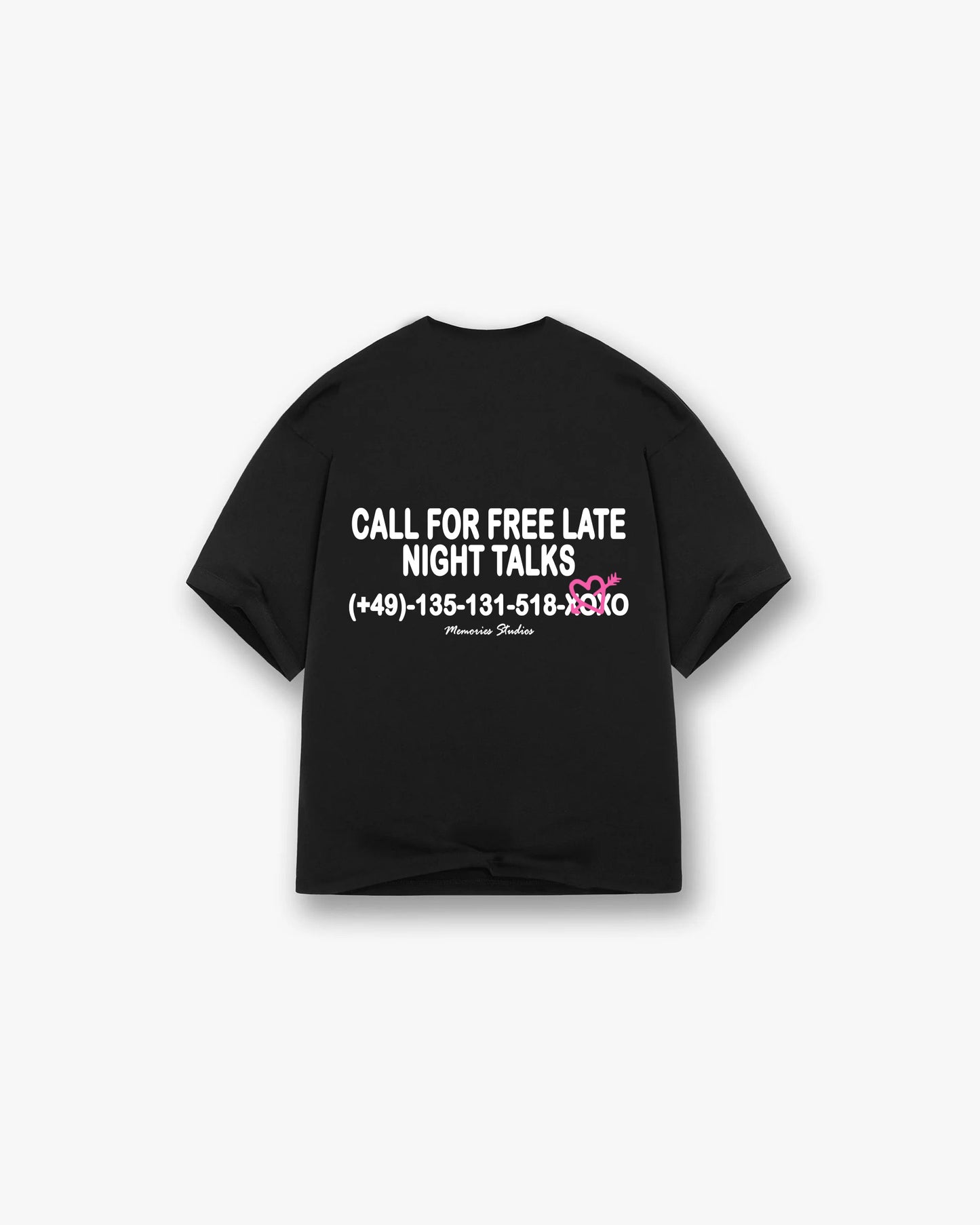 LATE NIGHT TALKS SHIRT - BLACK