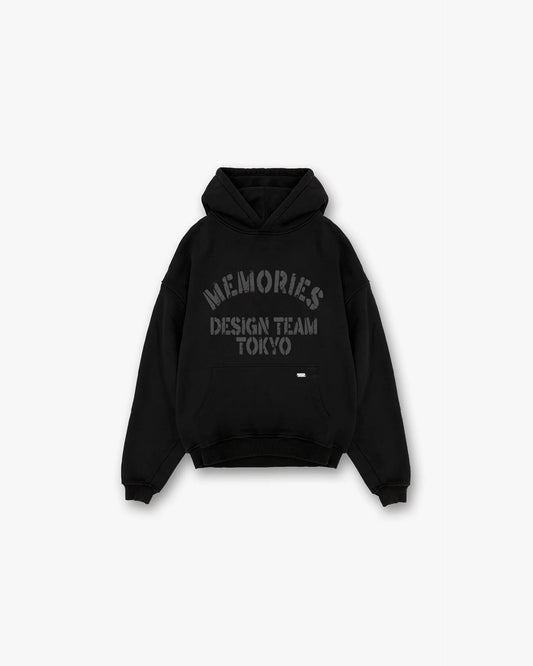 DESIGN TEAM TOKYO HOODIE - BLACK