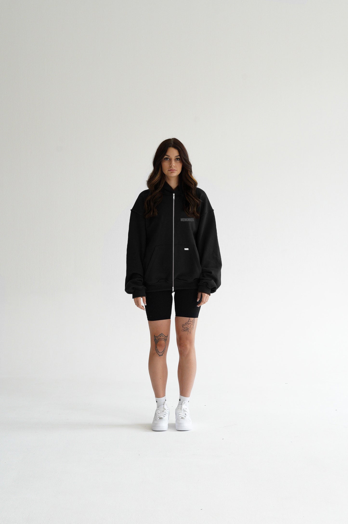 DIE MITH MEMORIES ZIP HOODIE - BLACK